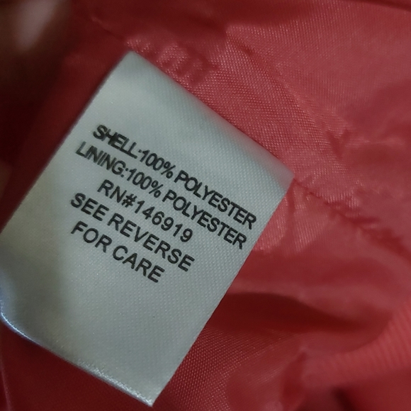 One Hart Mauve Pink Rose Floral Daisy Print Open Front Bomber Jacket Size Med - Picture 7 of 11